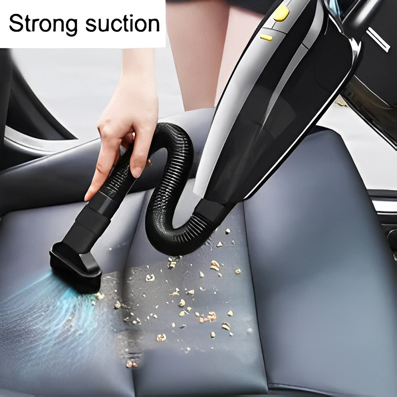 Handheld Cordless Vacuums Cleaner 12V High Power Portable Wet Dry Use Powerful Handheld Car Auto Vacuum Cleaner for Home/Car Wood Floorsand House Cleaning