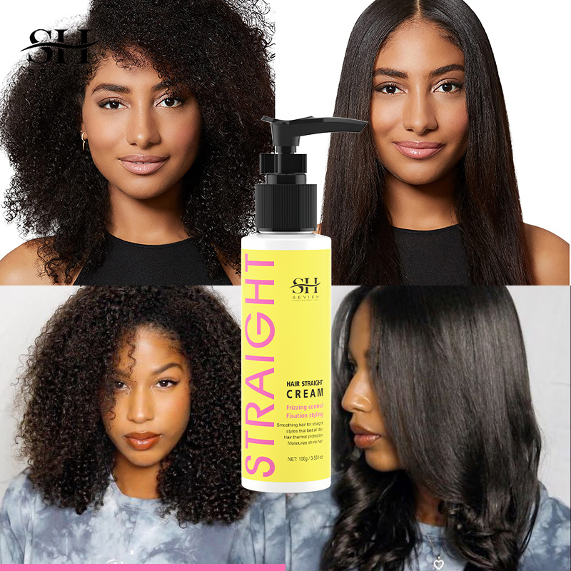 Natural Formaldehyde-Free Natural Oil Care Glossy Appearance Treatment Salon Straight Hair Cream