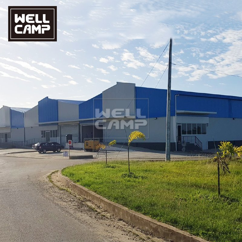 China Peb Camp Site Prefabricated Warehouse Workshop Storage Building Supplier Portal Frame Steel Structure Factory Price Steel Sheet Warehouse