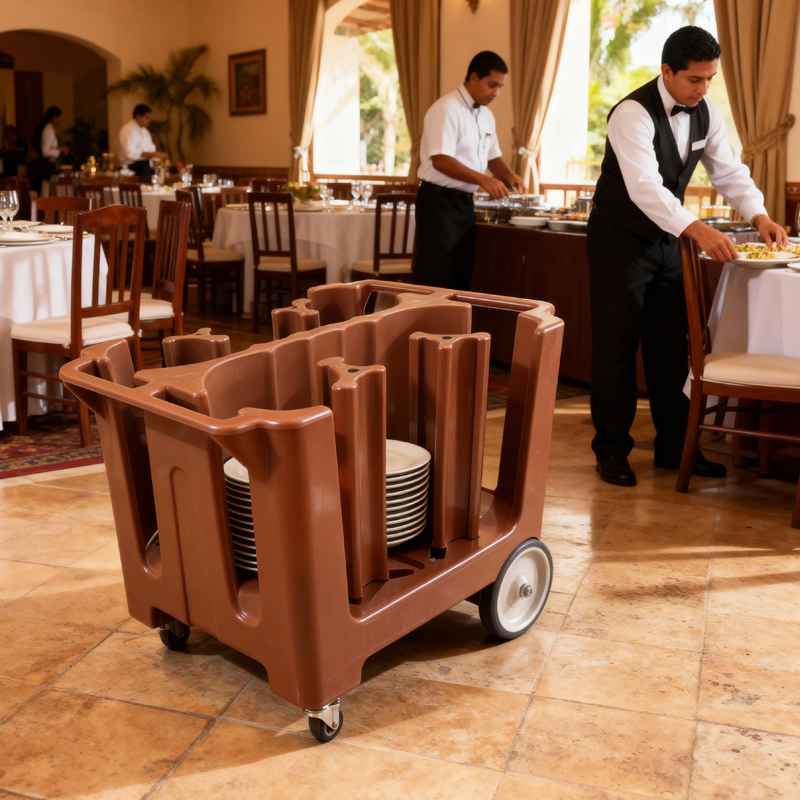 Heavybao Brazil Argentina Colombia Latin America Restaurant Catering Dish Cart Caddy Trolley