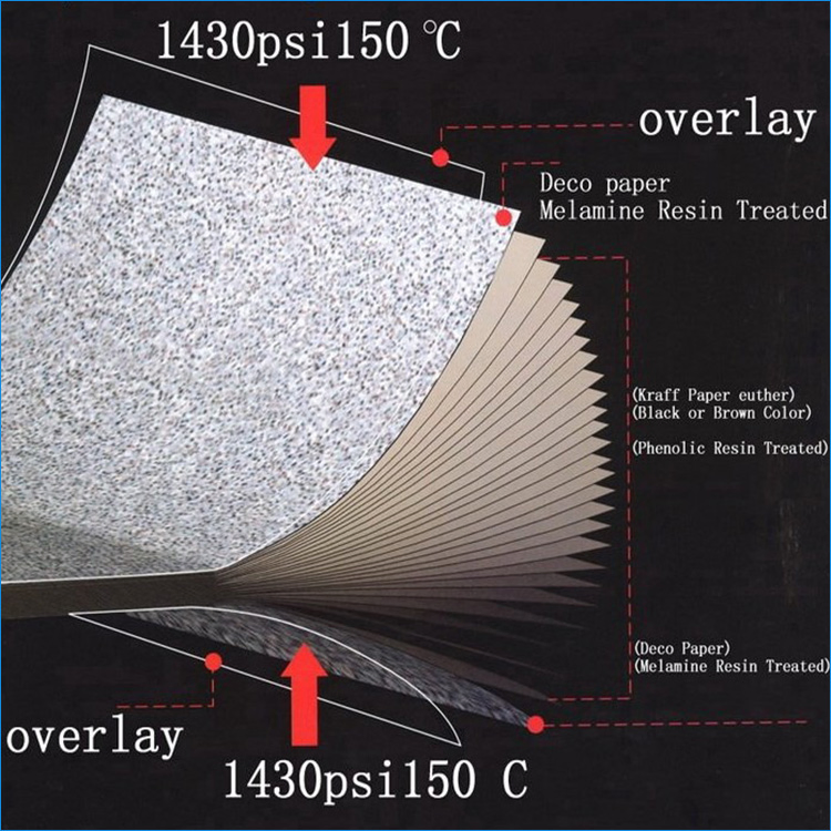 Easy Clean Laminate Sheets HPL Phenolic Resin and Kraft Paper Compact Board
