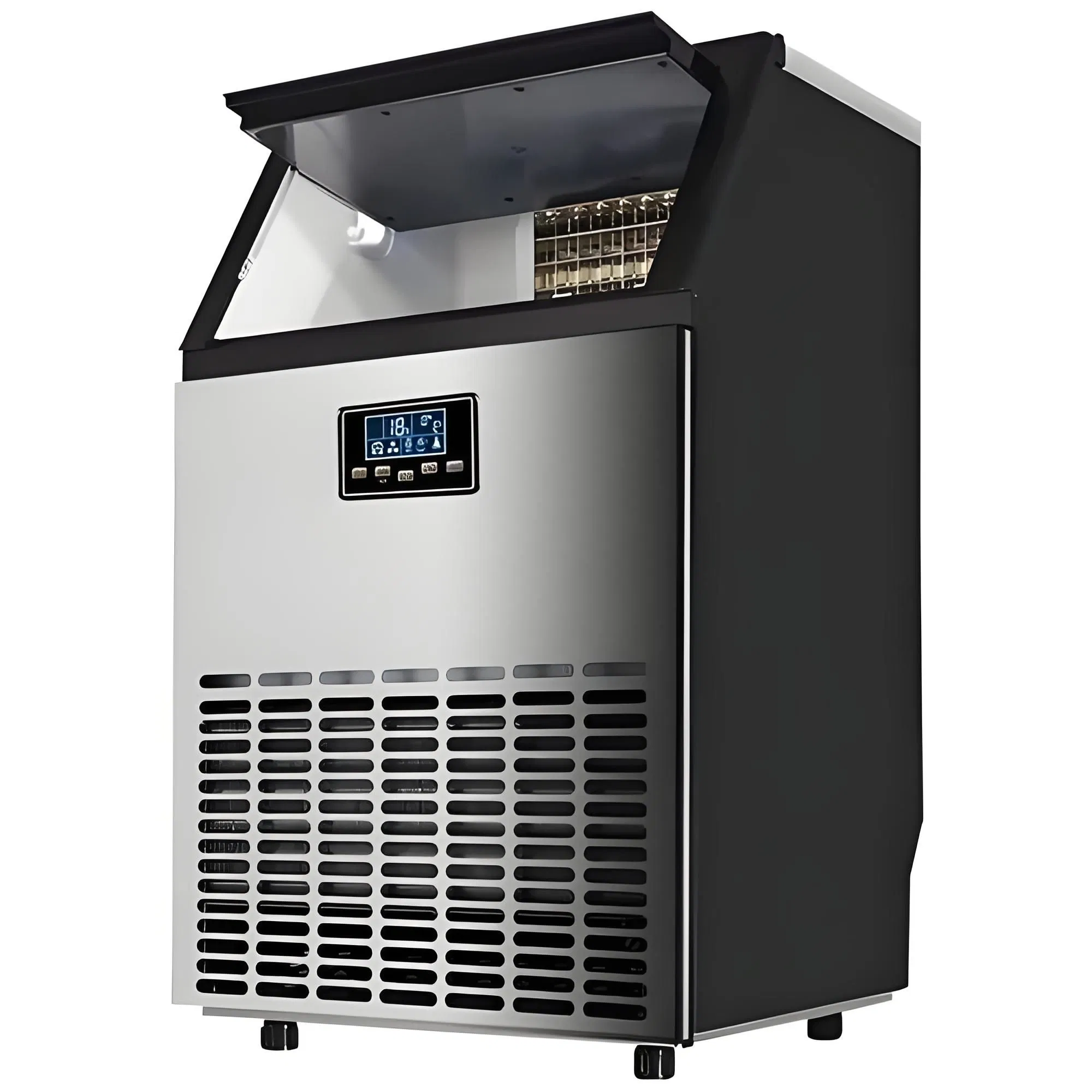 60kg/24h Commercial Ice Maker with Cube Ice