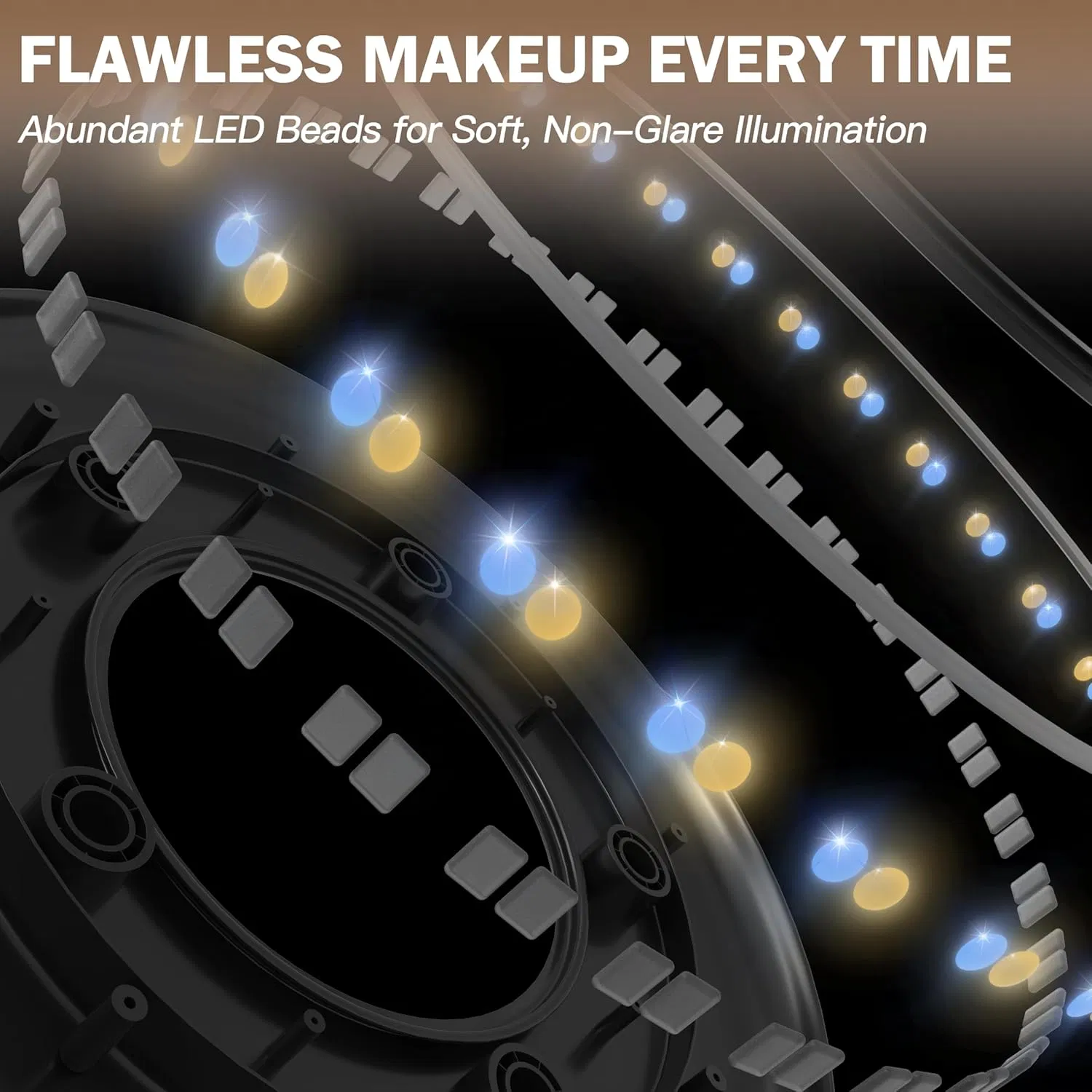 Home Decoration Bathroom Furniture LED Light Glass Cosmetic Mirror