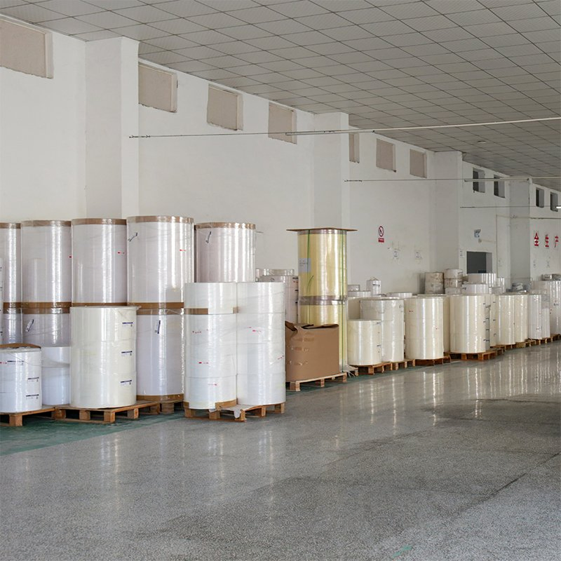 Jumbo Roll Oil Glue Top Direct Thermal Paper Self-Adhesive Label Material