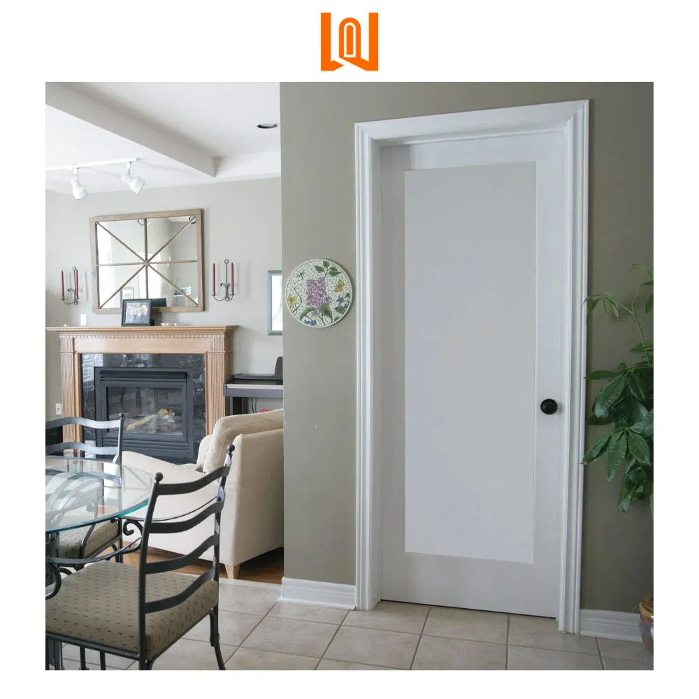 House Waterproof UPVC Toilet Door Vinyl Plastic Bathroom Casement Door