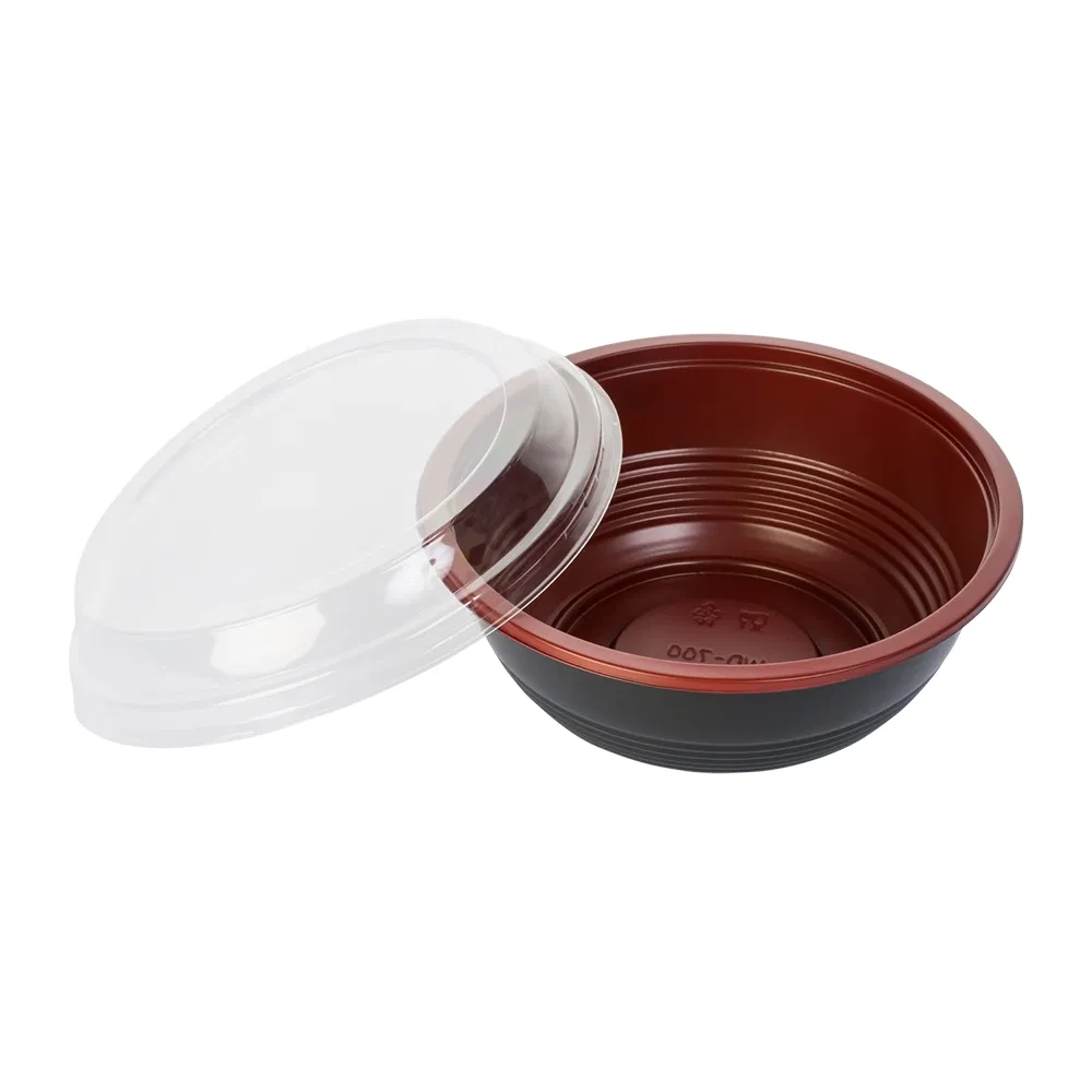 Disposable Takeaway Microwavable Plastic Food Container with Lid
