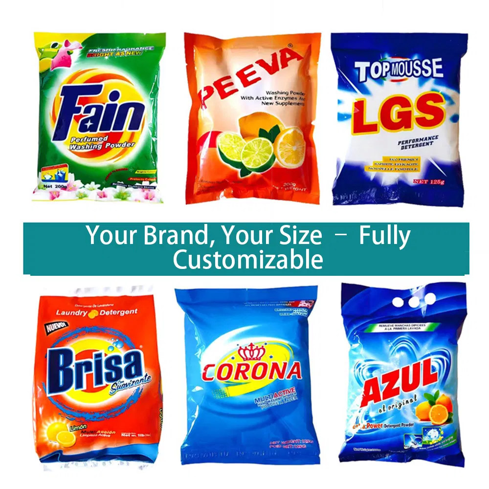 Factory Sale Customized Nice Perfume Washing Hand Care Laundry Detergent Powder Easy Rinse Clothes Washing Powder Cleaning Products