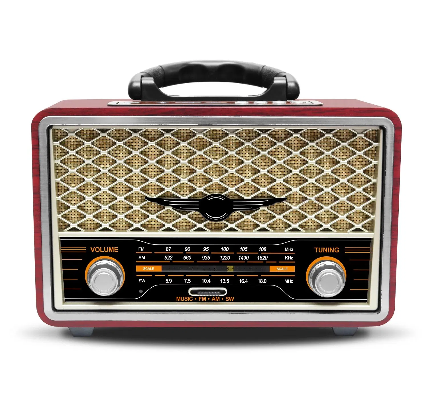 Портативное радио Retro DSP с Bluetooth и MP3