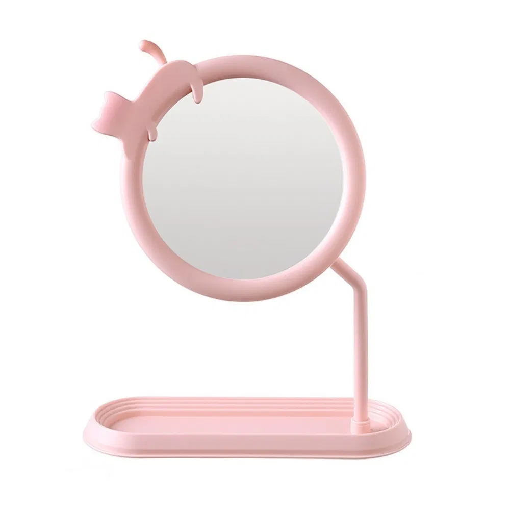 Makeup Mirror Cat Shape Ball Joint Wall Desk Mirrors Ez28657