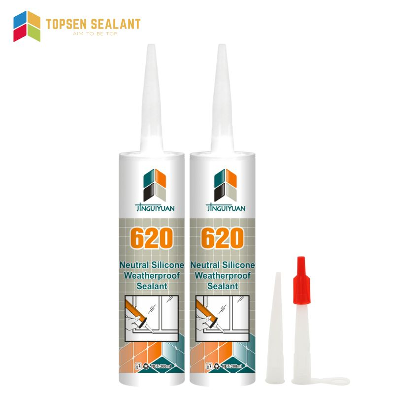 Topsen 620 Affordable Waterproof Neutral Silicone Sealant for Home Renovation