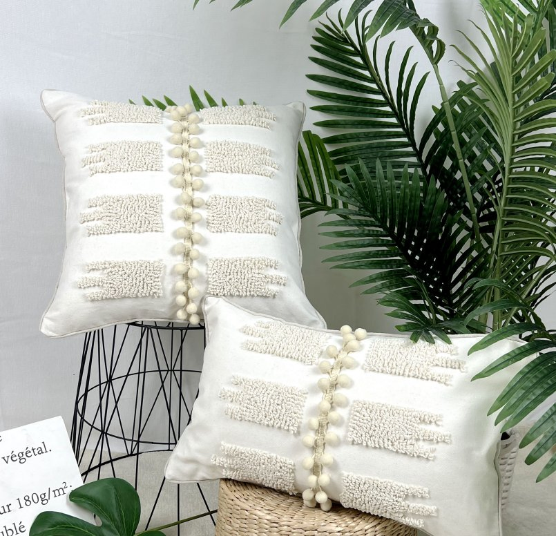 Embroidered Cushions High Grammage Customisable Pillows at Factory Prices