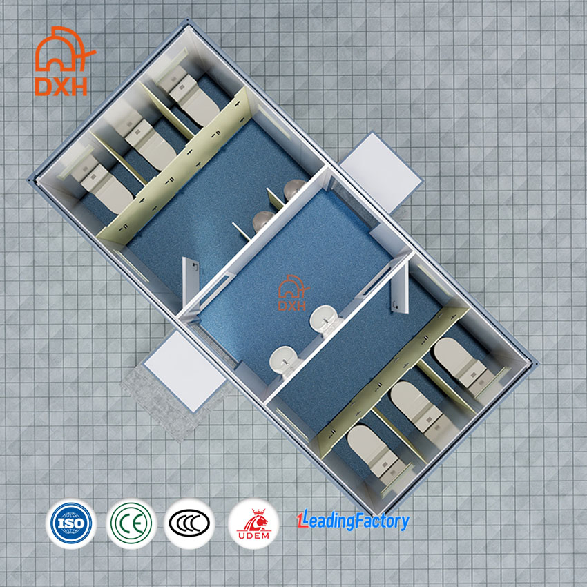 Customized Buildings Commercial Outdoor Prefabricated Custom Construction Public Parks Resorts Events Camp Bathroom Washroom Restroom Container Toilet