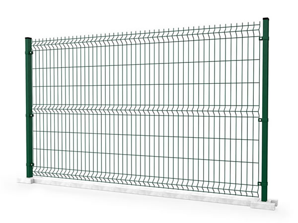 Boundary Wall 3D Bended Galvanized Iron V Wire Mesh Welded Fence PVC Coated Welded Wire Mesh Fence 3D Curved Fencing for Home/Garden/Security Fencing