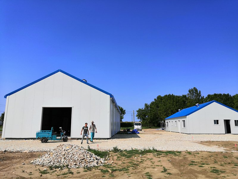 H Column Steel Construction Prefab Structural Building for Warehouse