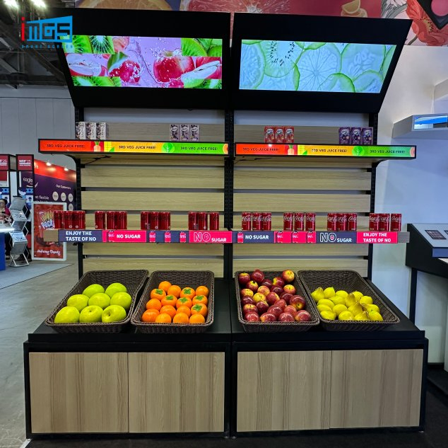 Ультраширокий LED-дисплей для супермаркетов