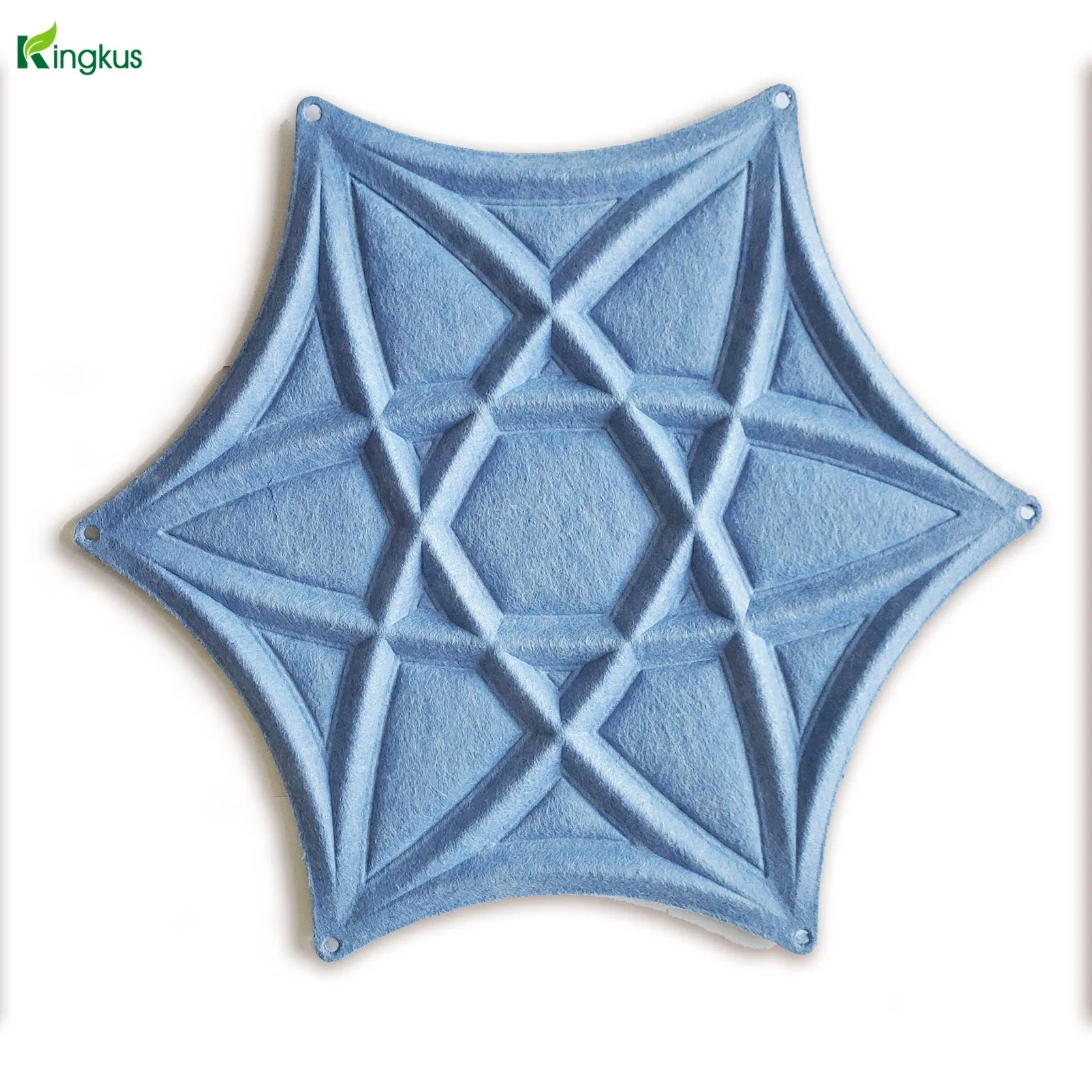 Hexagon 3D Line Open Polyester Panels From Kingkus