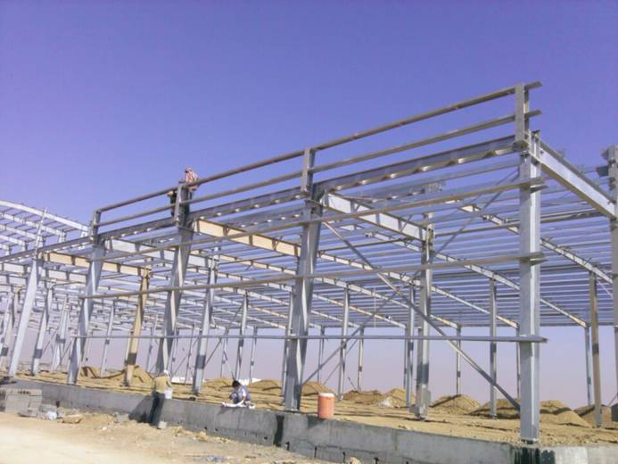 Prefabricated Light Steel Structure Commercial Building Shop