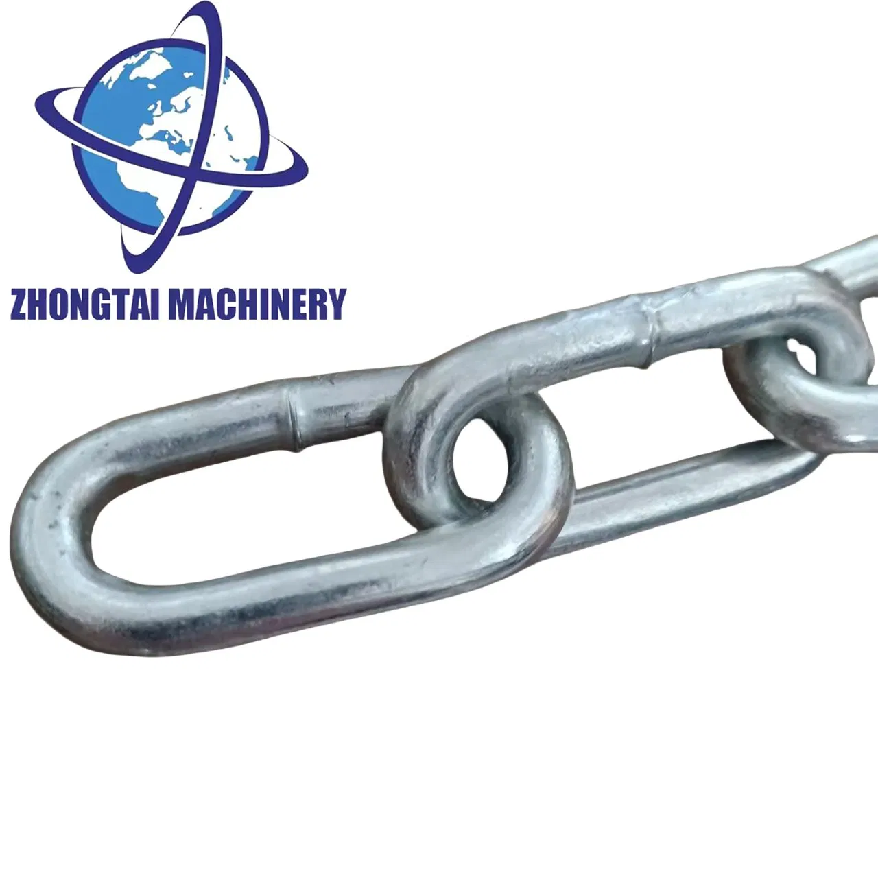 Galvanized Surface of Welded Heat Treated Steel Chain