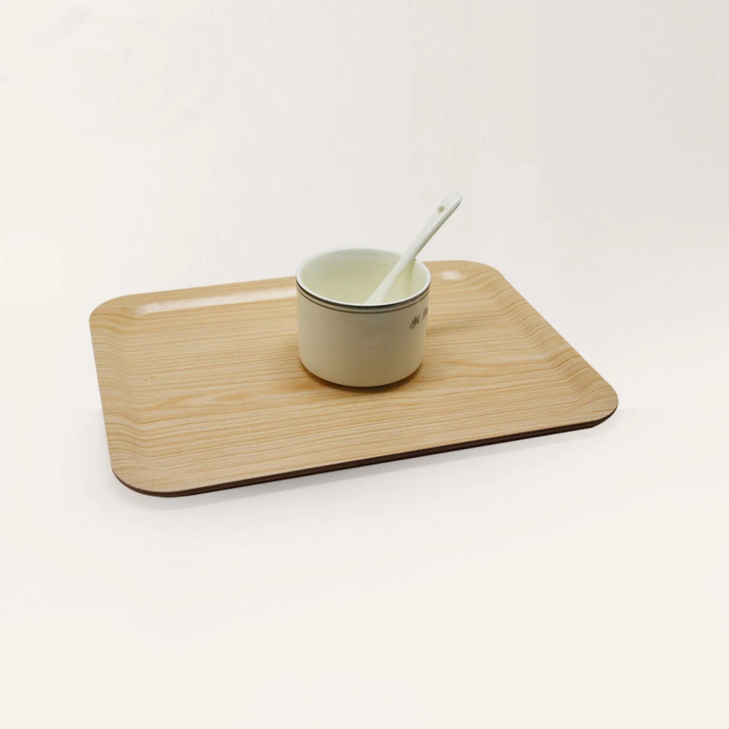 Caf&AMP Eacute Practical Multifunctional Smooth Customizable Wooden Tray
