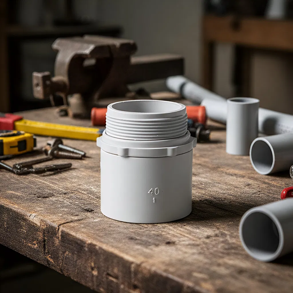 BS Standard Plastic PVC Male Thread Plug with Fitting & Pipe