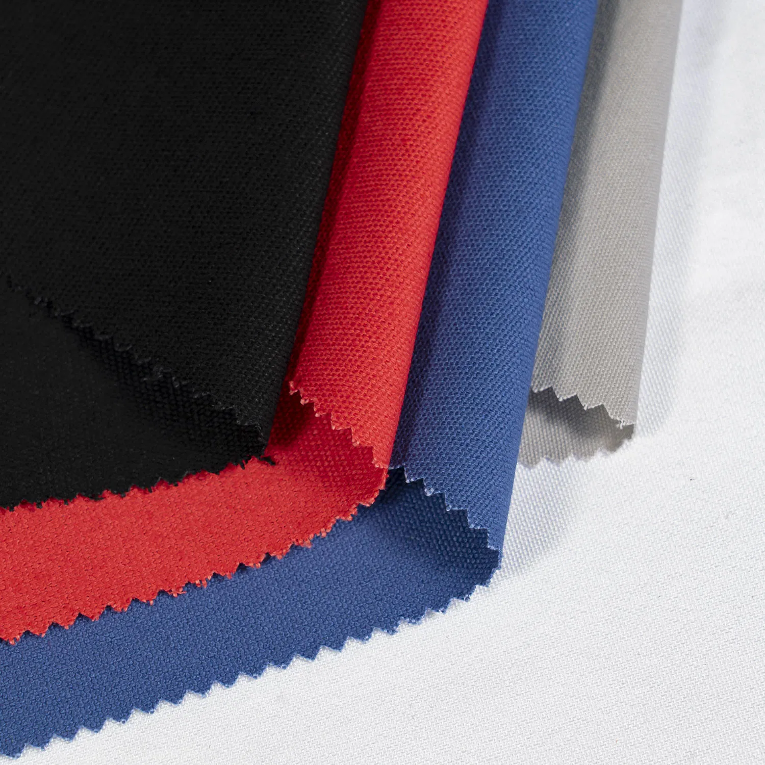 CVC 75/25 Water Oil Repellent Fabric for Security Coats / Jacket / Pants / Trousers Garment Industry Workwear