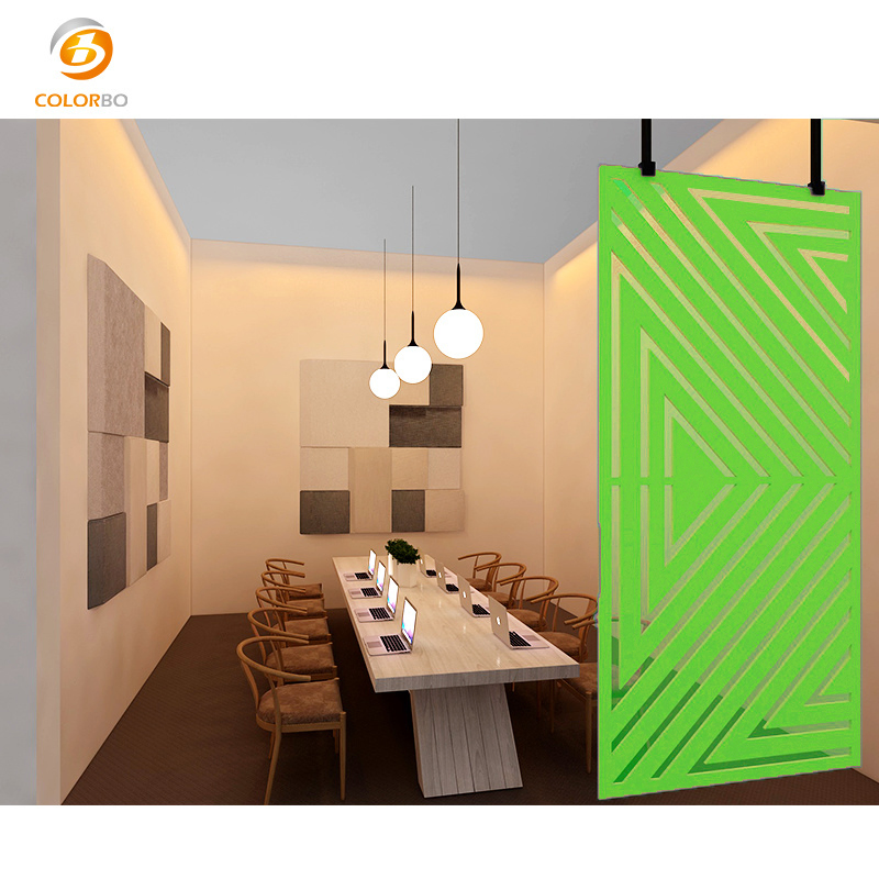 Hollow out 2400*600 mm Customized PET Space Divider Room Furniture Screen with Cheap Price