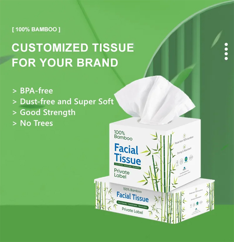 Ultra Soft Thick Custom Car 3ply Napkin Facial Box Tissue Paper