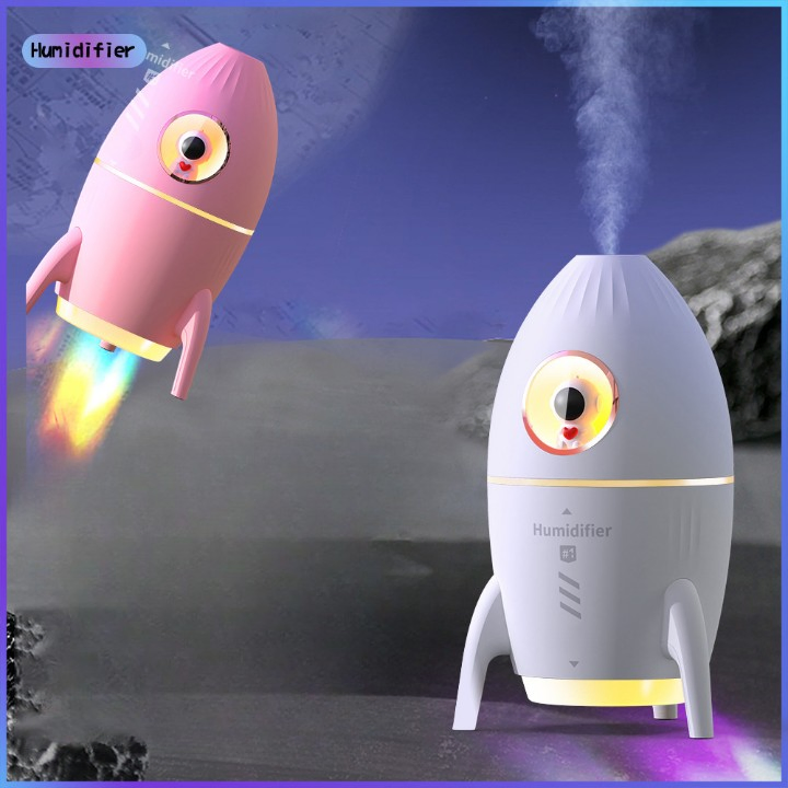 ODM New Design Cute USB Mini for Bedroom Desk Rocket Humidifier