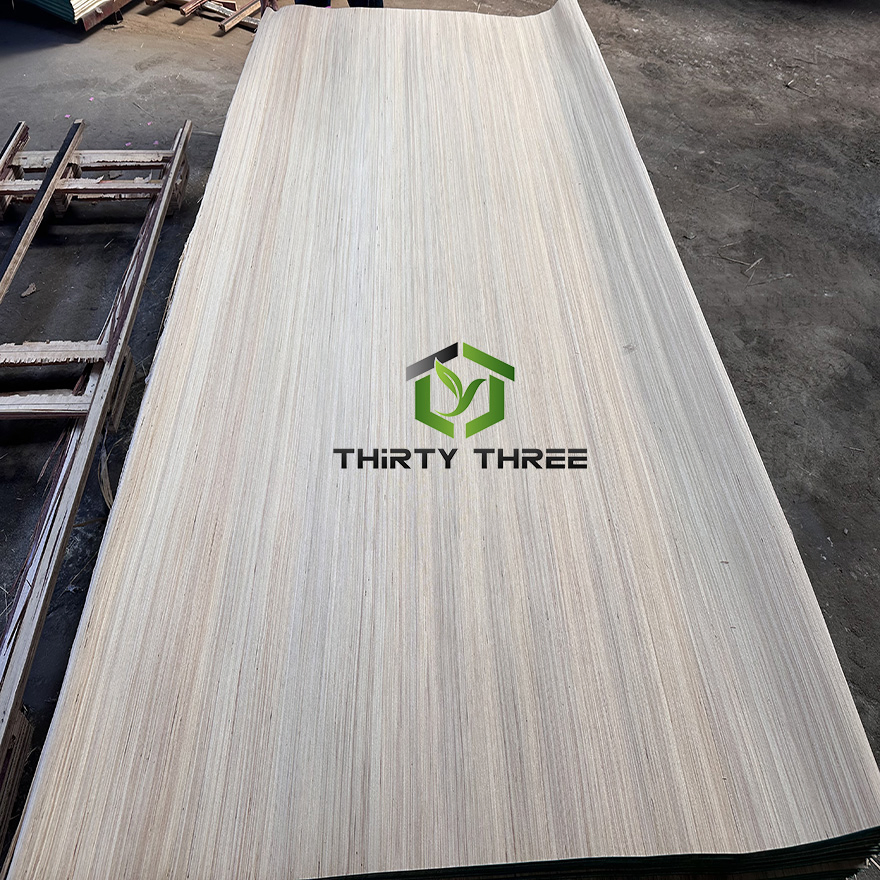 1270mm*2500mm Recon Poplar Wood Veneer Engineered Veneer for Plywood Making
