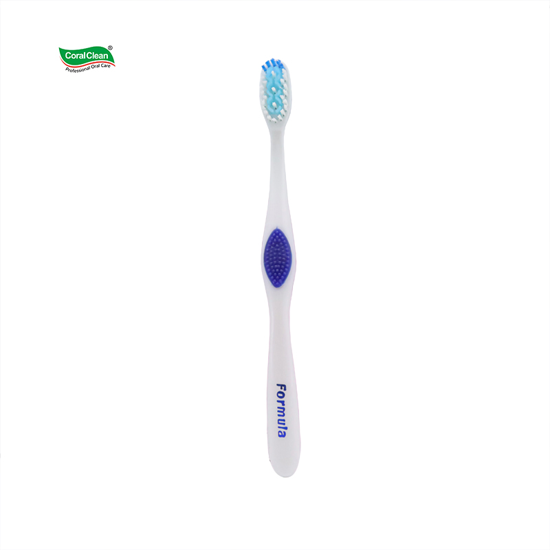 Manufacturer Adult Toothbrush Medium Bristles Teeth Brushes with Tongue Cleaner