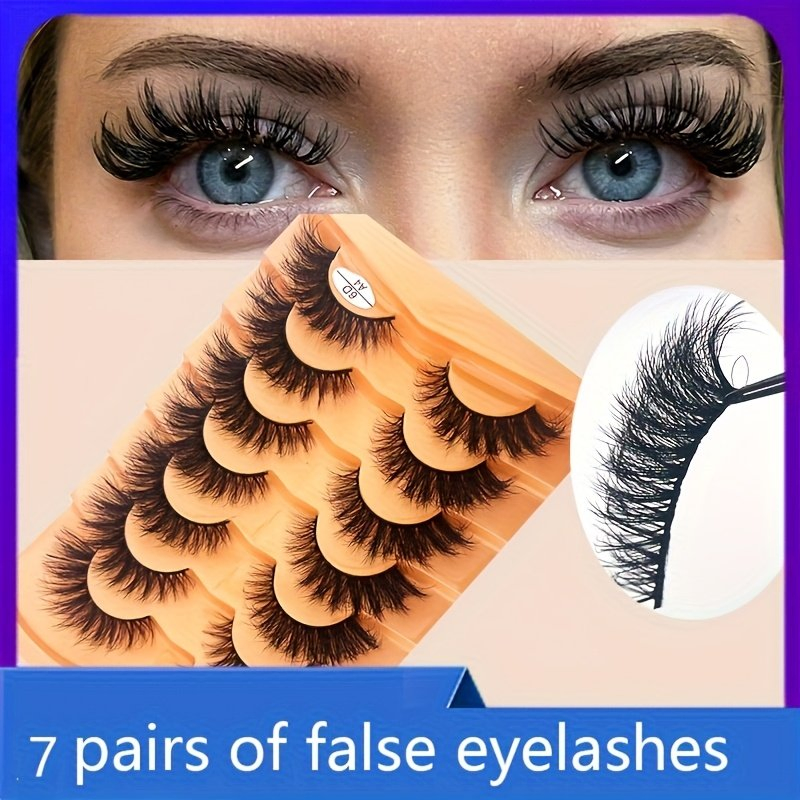 10 Pairs of Fluffy and Messy False Lashes for Eye Makeup