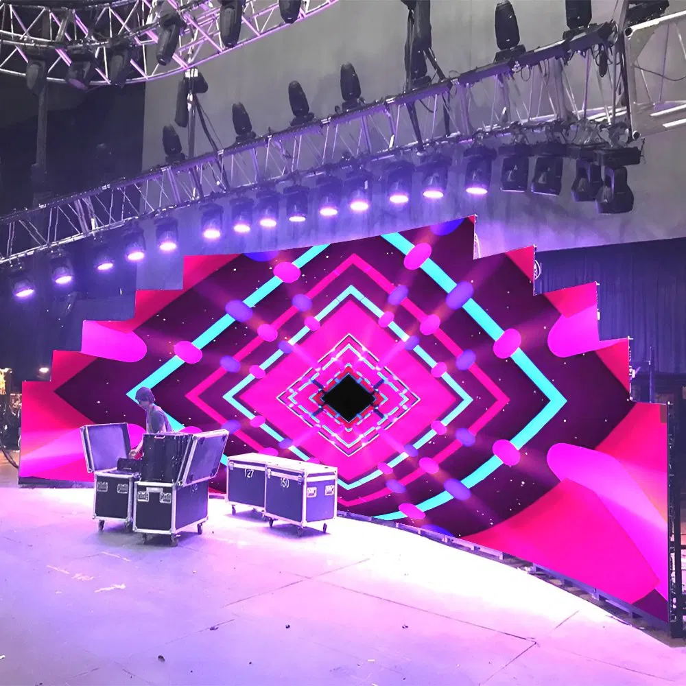 Full Color HD LED Video Wall 1080P 2K 4K P3.91 Stage Giant Screen Outdoor Rental LED Display
