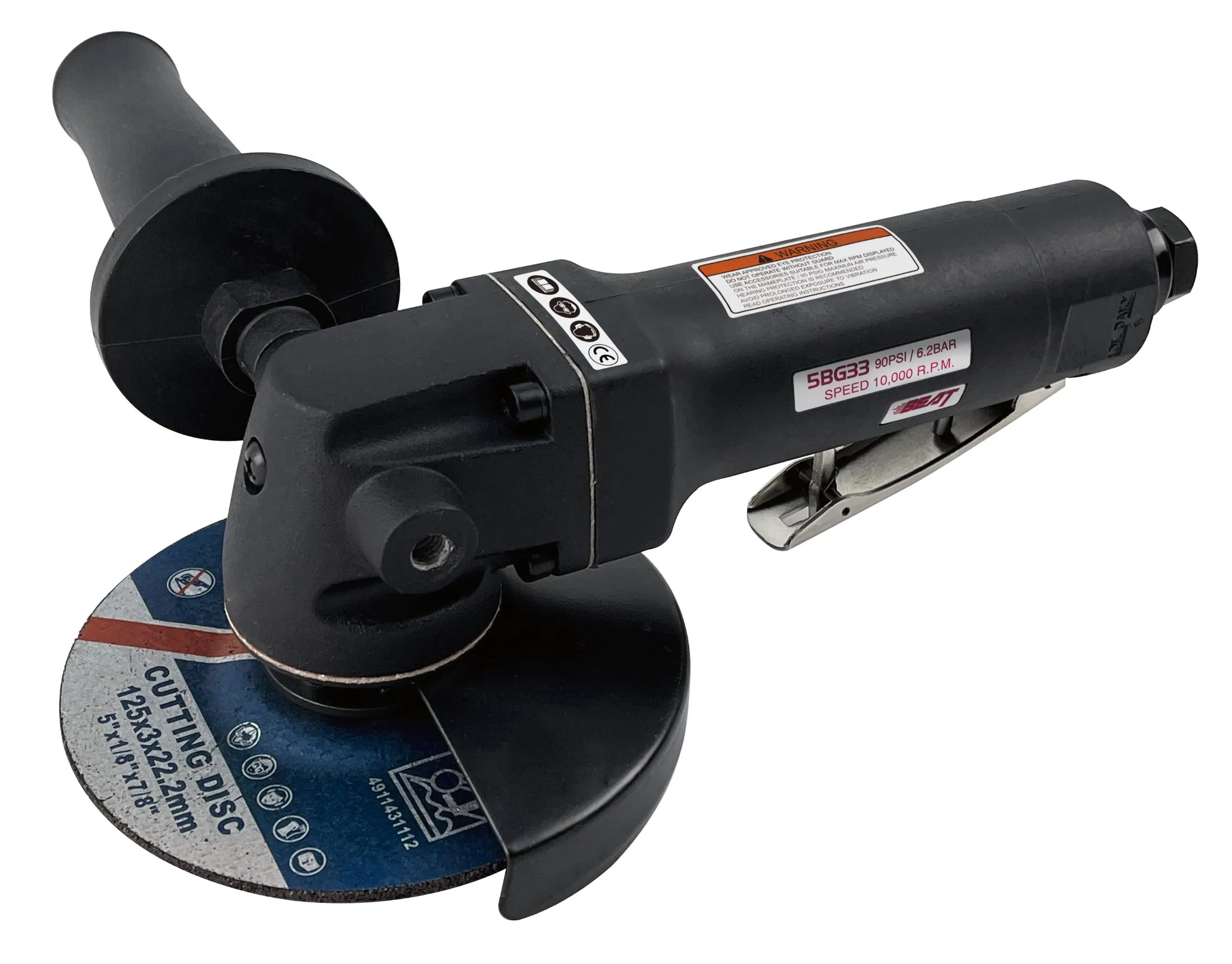 Пневматическая угловая шлифмашина AG-19 BEAT 7"