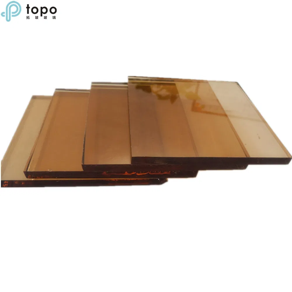 5mm, 6mm, 12mm Smoothly Surface Pink Float Glass for Lamp Glass and Cup Glass (C-P)