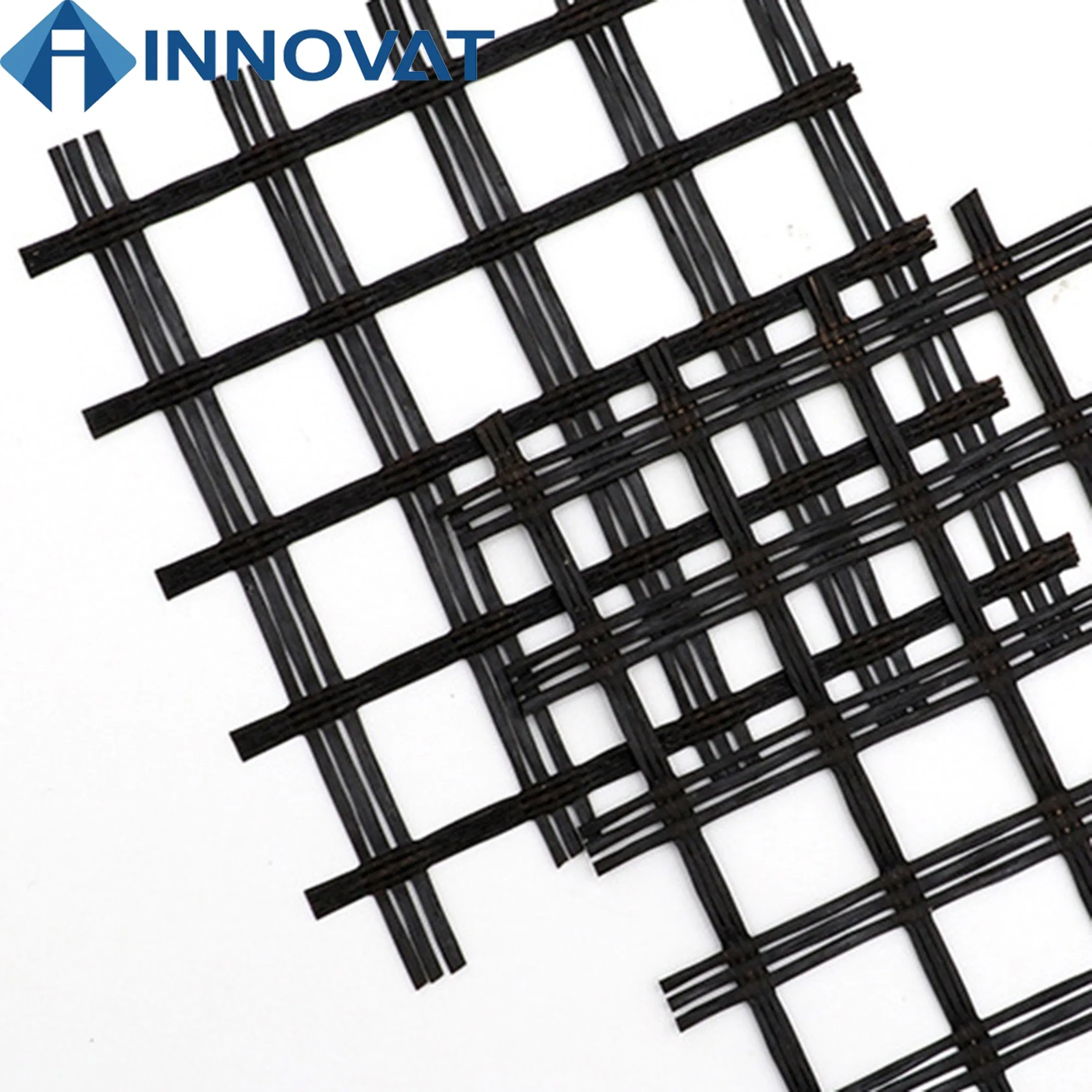 Building Material Fiberglass Fabric Geogrid Net Yarn Textile Strength and Warp Knittin