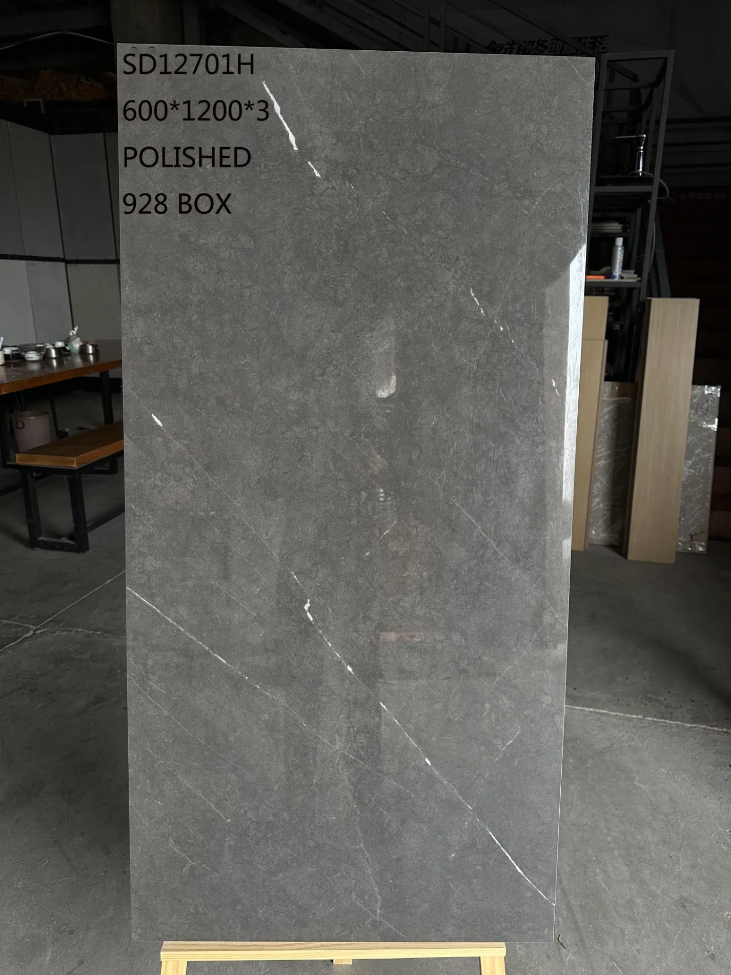 Плитка керамогранитная 600x1200 мм мрамор полированная