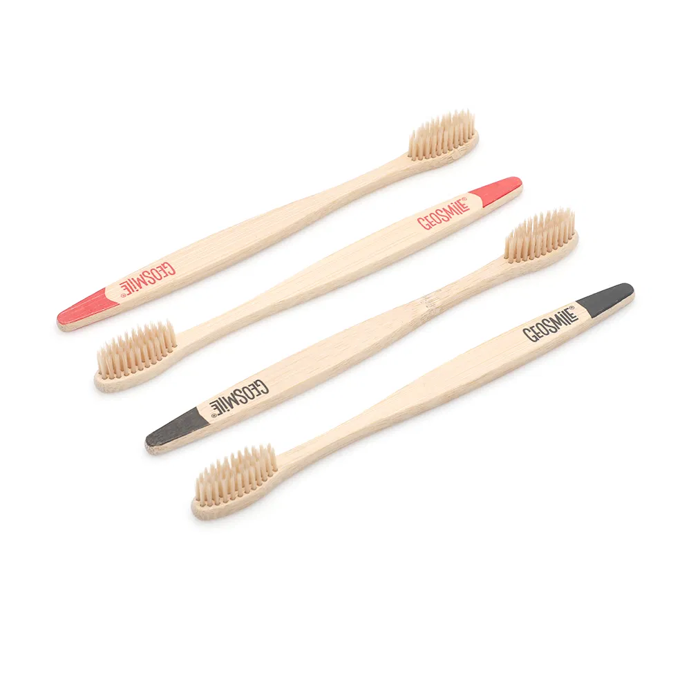 Custom Wholesale Biodegradable Soft Wooden Toothbrush Charcoal Bamboo Toothbrush Suppliers