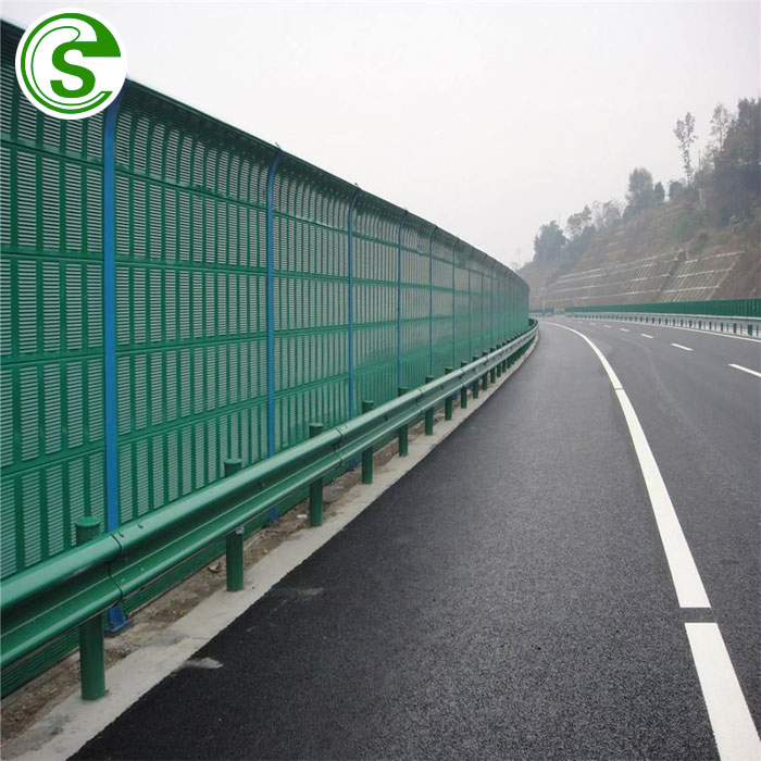 Metal Galvaized Steel Noise Reduction 28dB Barrier MDF Sound Barrier Panel Europe