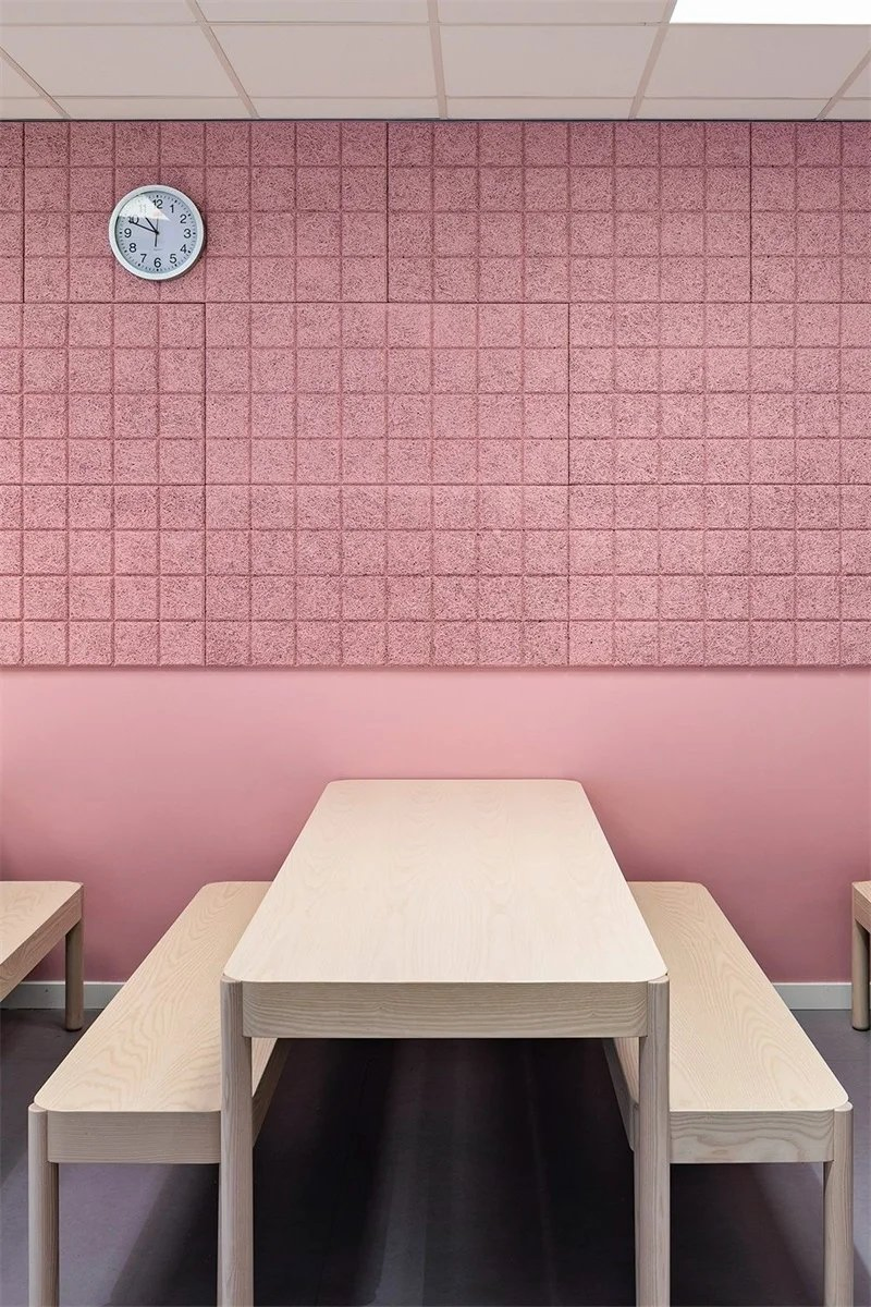 Professional Decorative Art Wood Wool Acoustic Wall Panel