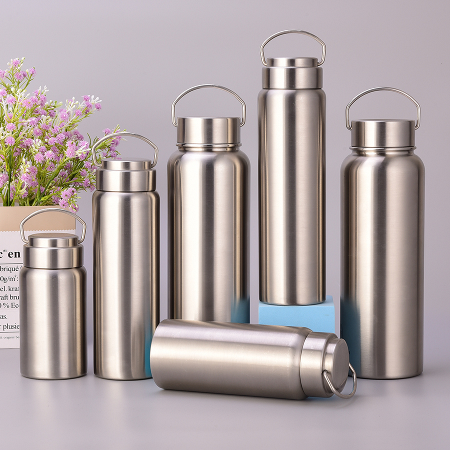 Wholesale Custom Water Bottle Factory Food Grade Stainless Steel Cup Insulated Gym Sports Bottle