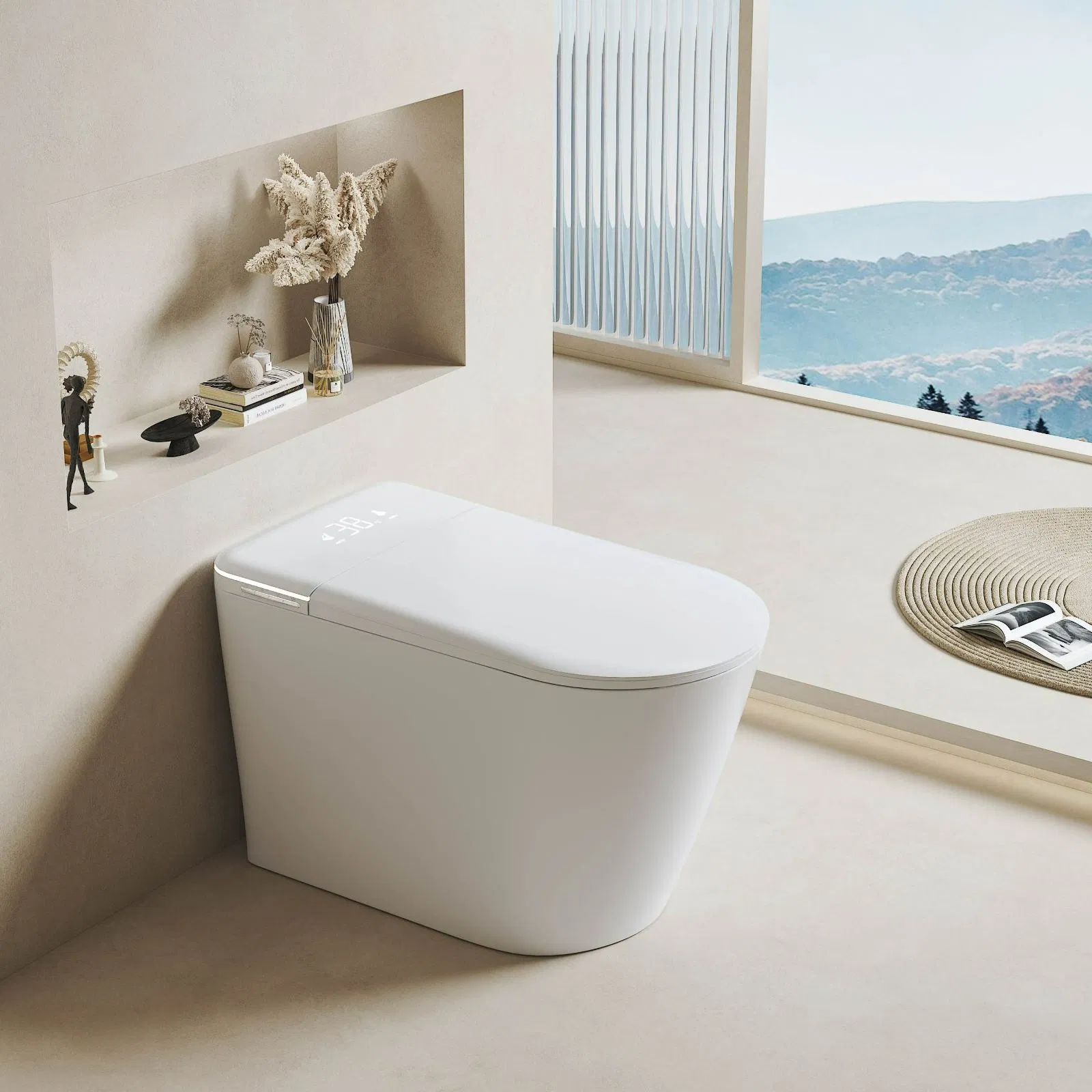 Chaozhou Factory Automatic Sensor Ceramic Wc Smart Toilet for Bathroom