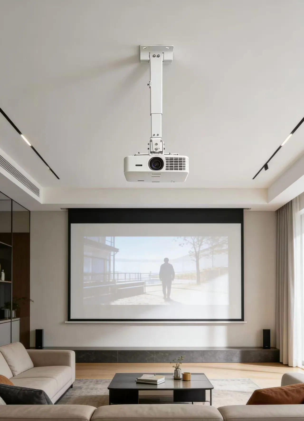 Egpm65 Ceiling Projector Mount in Office or Living Room Max Load 15kg