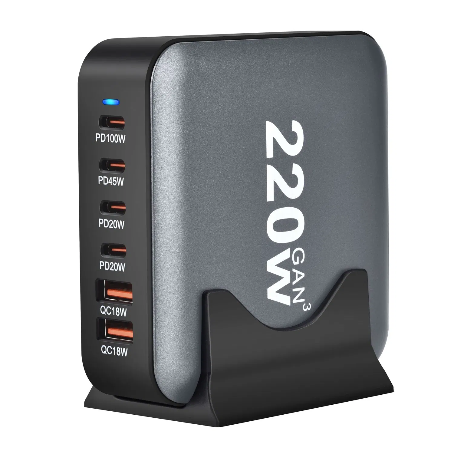 GaN зарядное устройство 220W с несколькими портами