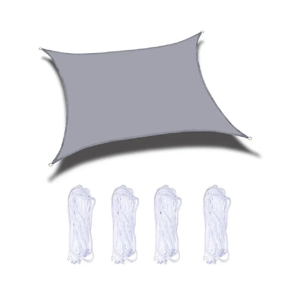 Square Awnings Sunshade Canopy Waterproof Sail Shade Polyester Oxford Fabric Bl17917