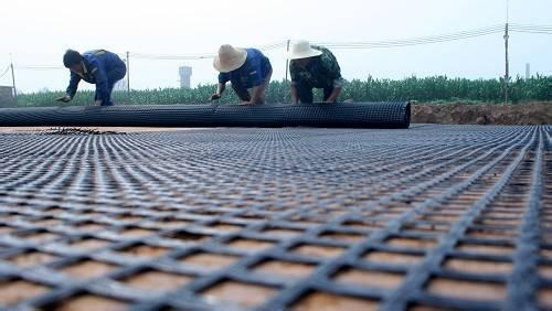 15kN-50kN-High Strength Biaxial PP Geogrid for Driveway and Gravel Ground Stabilization