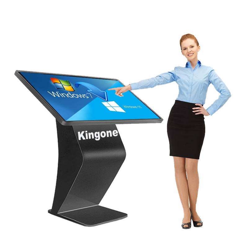 Floor Standing 32/43/55/65 Inch Interactive Information Multi Touch Screen Kiosk for Airport Bus/Train Station Hotel Restaurant