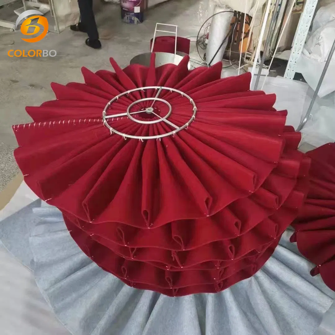 Online Support Sound Absorption home decorative lamp PET Felt LampShade