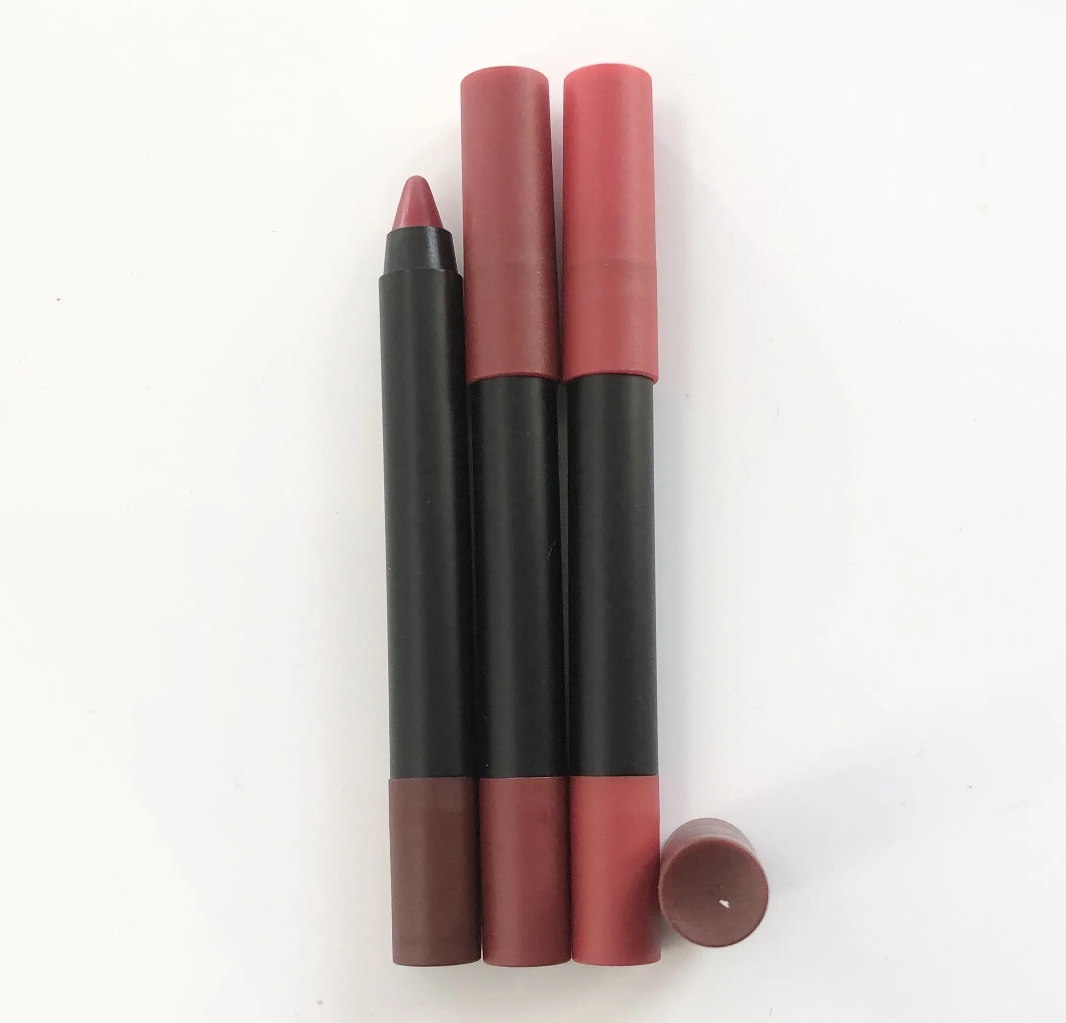 Volume Low MOQ Compact Waterproof Long Wear Lipstick Pen High Pigment Lip Liner with Custom Logo