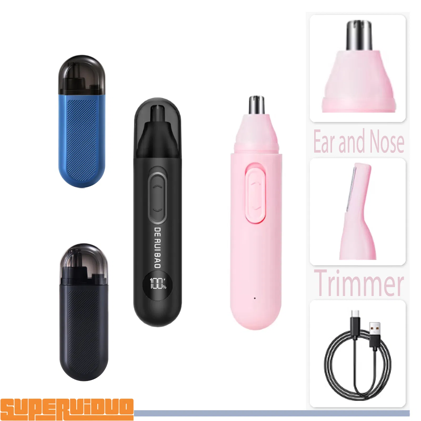 Women's Facial Detail Care Tool Nose Hair Trimmer