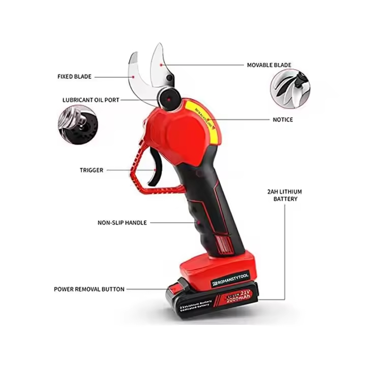 Electric Pruning Shears Professional Professional Best Electric Pruning Scissors 2 Batteries